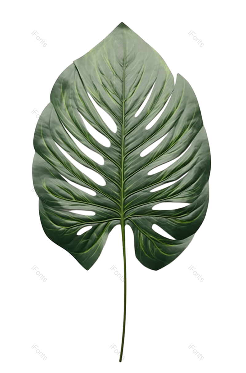 叶子图片,白色背景元素,绿色PNG,植物免抠素材